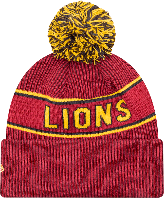 Brisbane Lions AFL New Era Cuff Beanie - Image 2