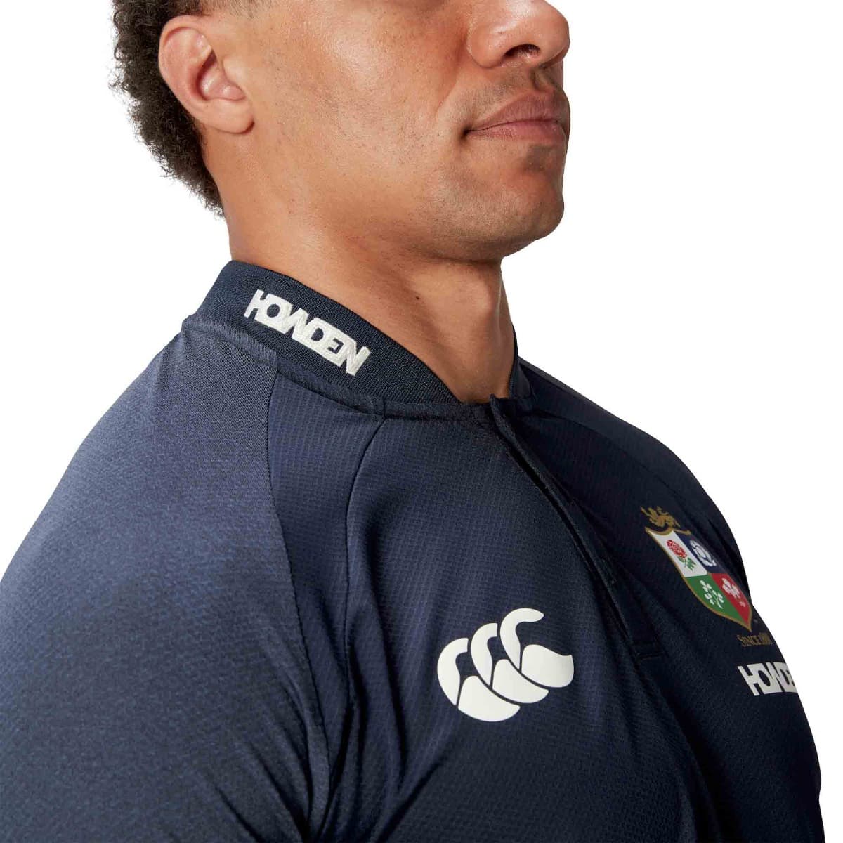 British & Irish Lions 2025 Rugby Union Mens CCC Navy Polo Shirt - Image 3