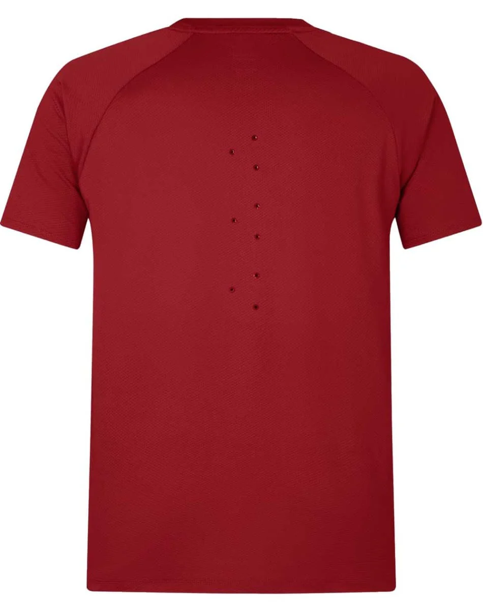 British & Irish Lions 2025 Rugby Union Mens Red Training Shirt - Image 4