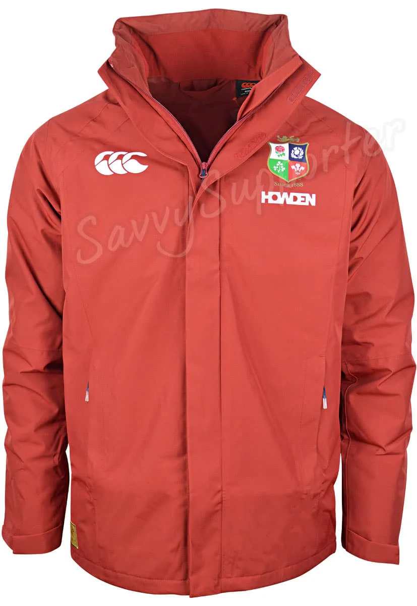 British & Irish Lions 2025 Rugby Union Mens Waterproof Jacket - Image 2