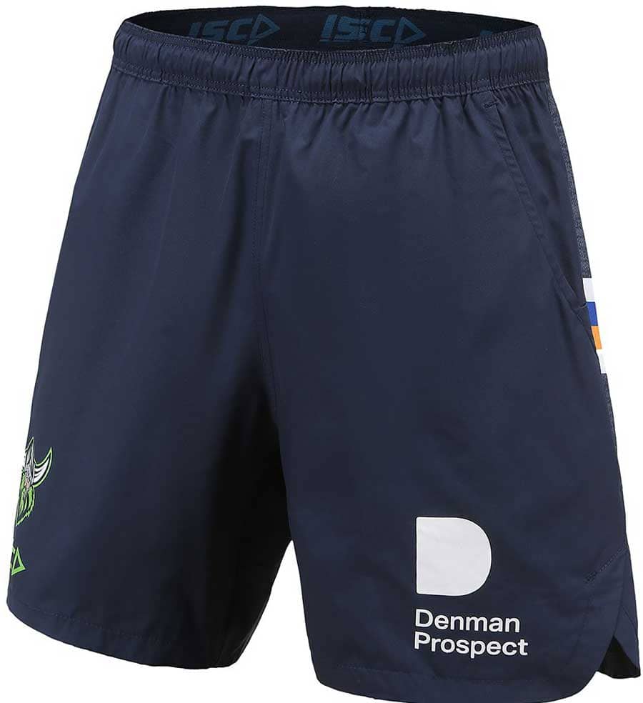 Canberra Raiders NRL Mens Navy Training Shorts - Image 2