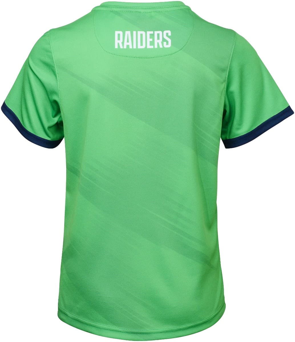 Canberra Raiders 2024 NRL Mens Green Training Shirt - Image 3