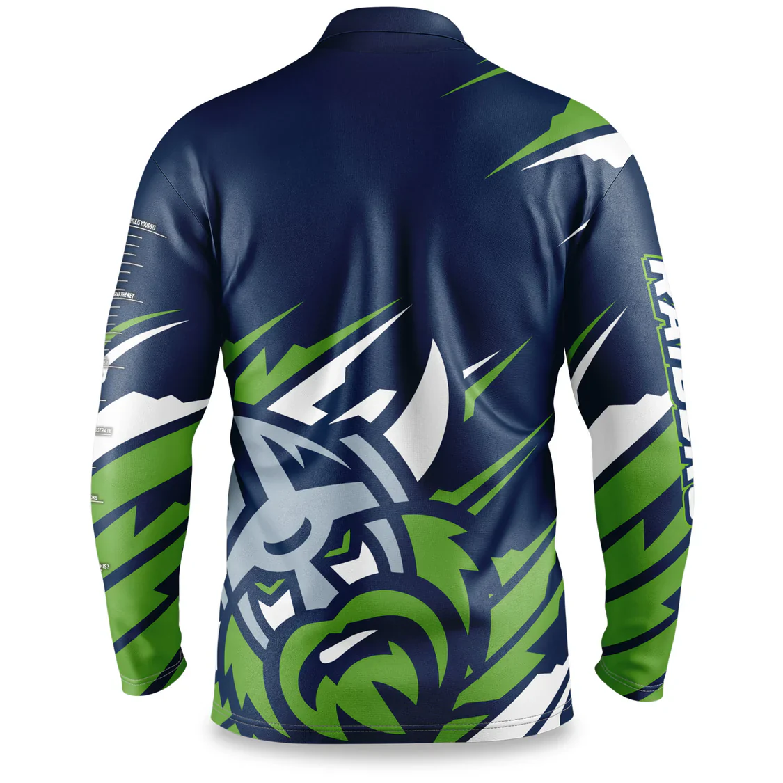 Canberra Raiders NRL Mens Ignition Fishing Shirt - Image 2