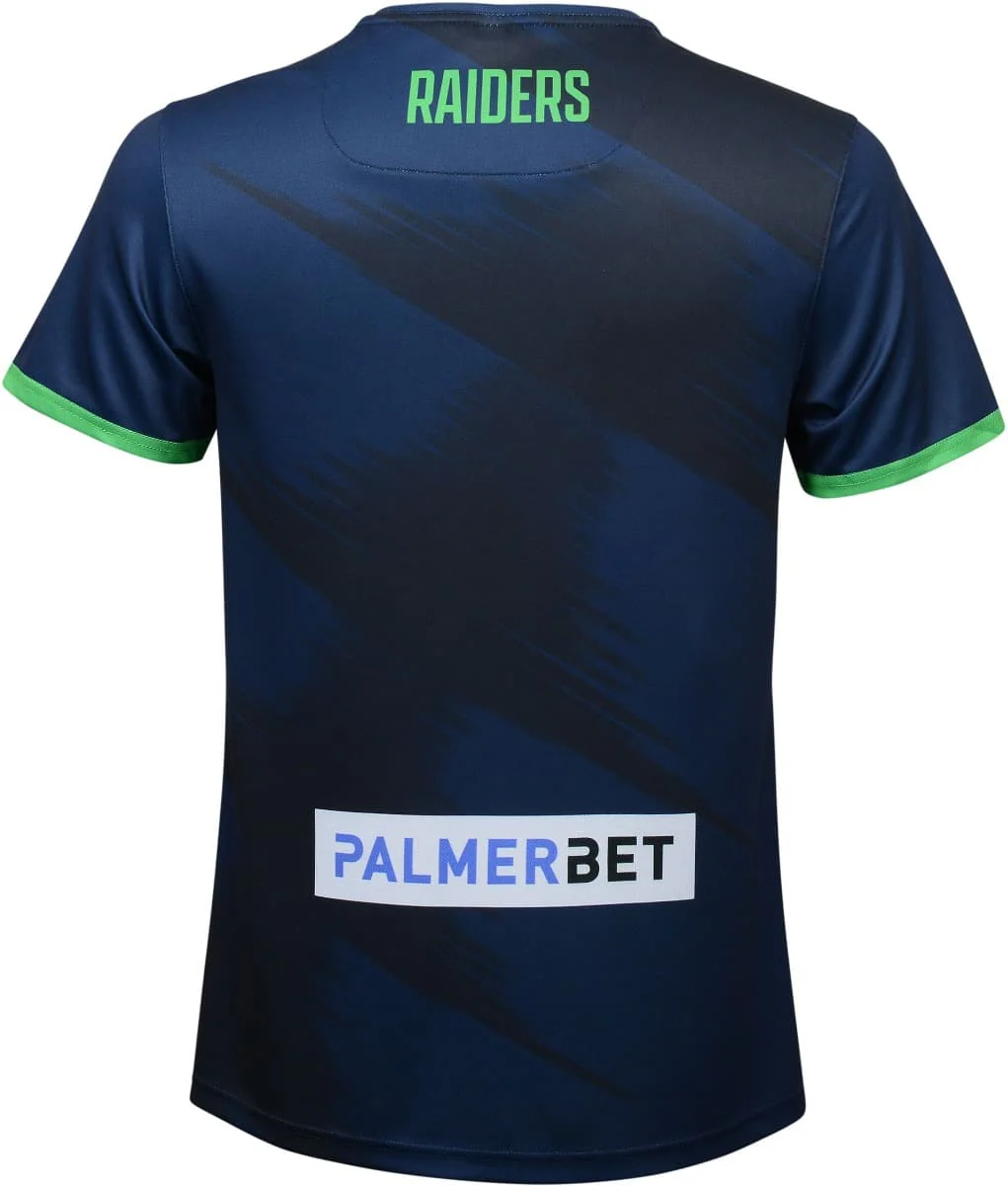 Canberra Raiders 2024 NRL Mens Navy Training Shirt - Image 4
