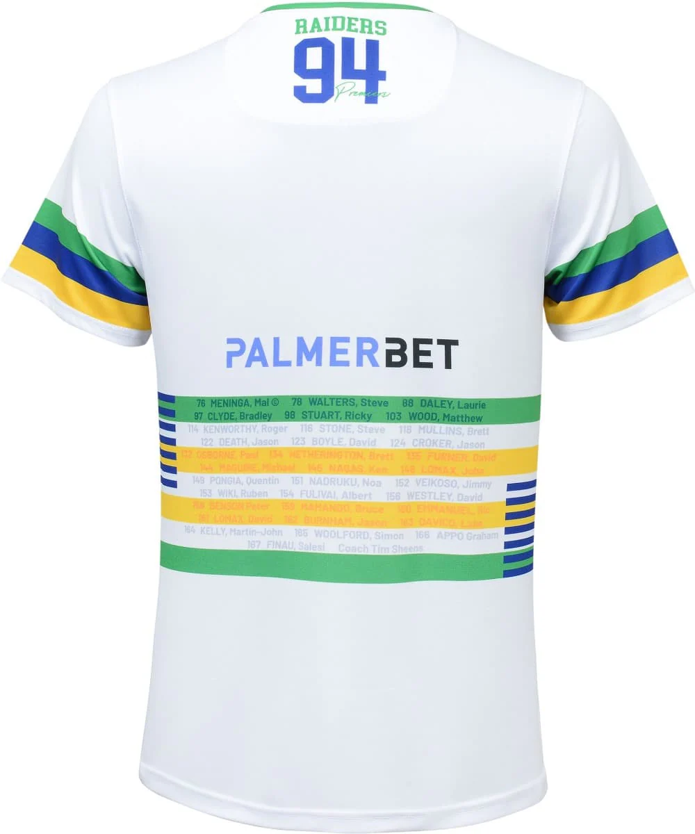 Canberra Raiders 2024 NRL Mens Run Out Shirt - Image 3
