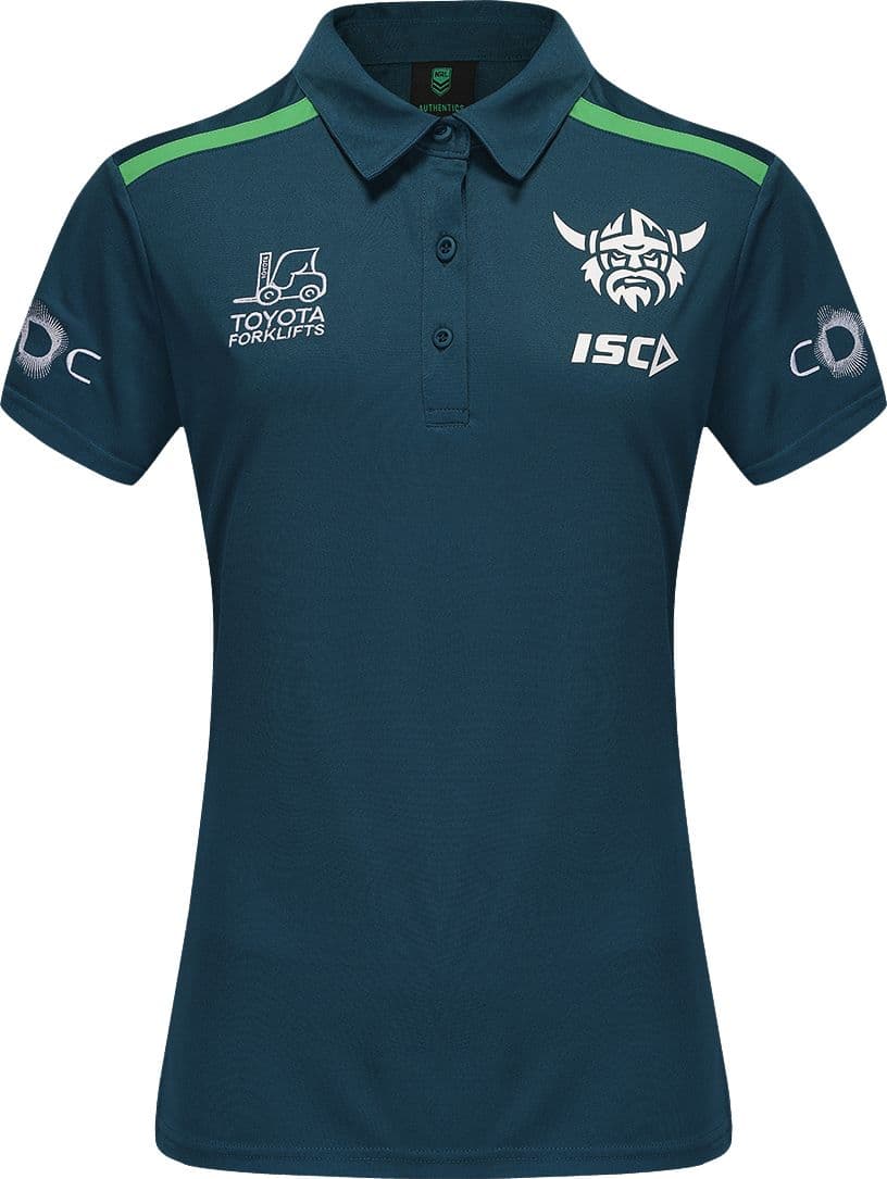 Canberra Raiders 2025 NRL Ladies Jungle Polo Shirt - Image 2