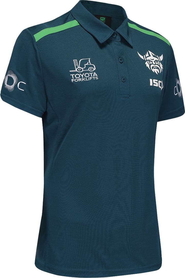 Canberra Raiders 2025 NRL Ladies Jungle Polo Shirt - Image 3