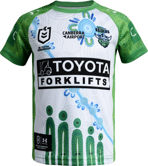 Canberra Raiders 2026 NRL Kids Indigenous Jersey