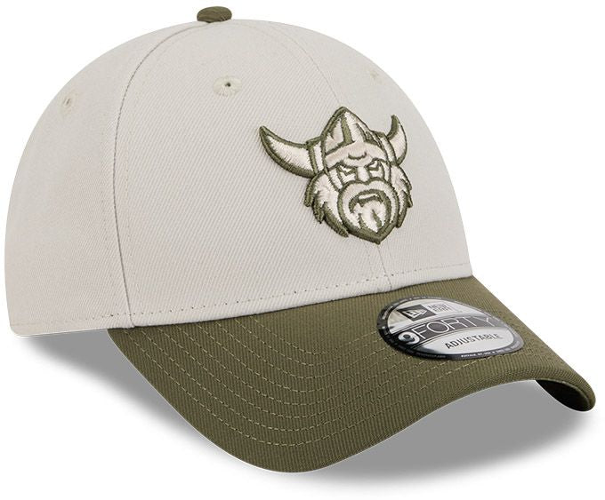 Canberra Raiders 2026 NRL Adults Olive 9Forty New Era Cap - Image 2