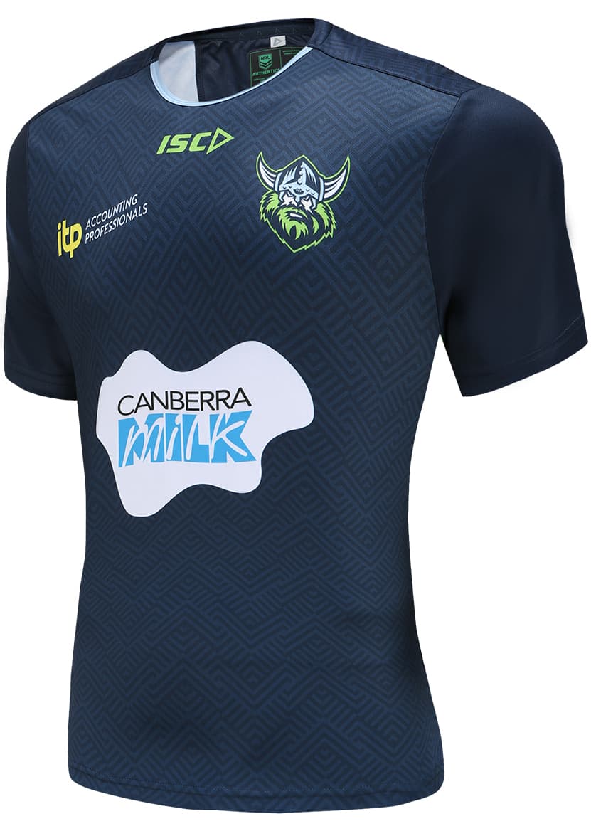 Canberra Raiders Mens Navy Training Shirt - Image 3