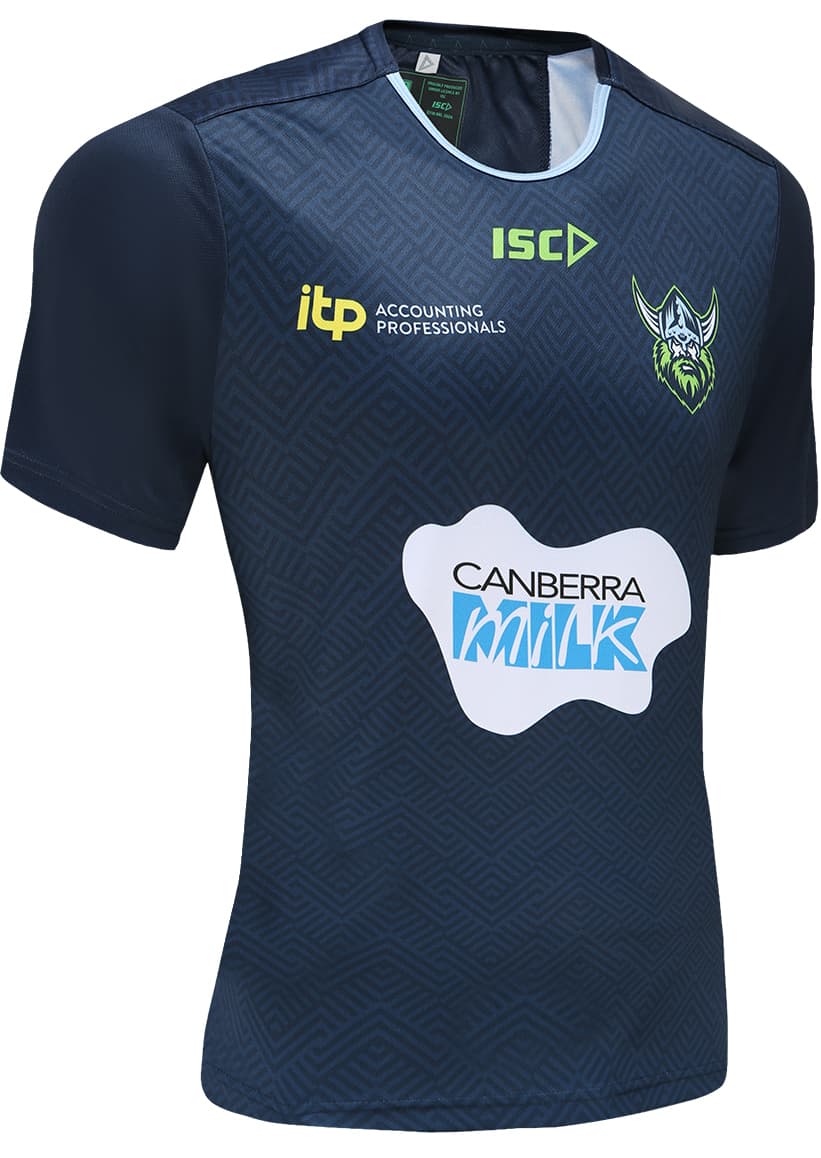 Canberra Raiders Mens Navy Training Shirt - Image 4