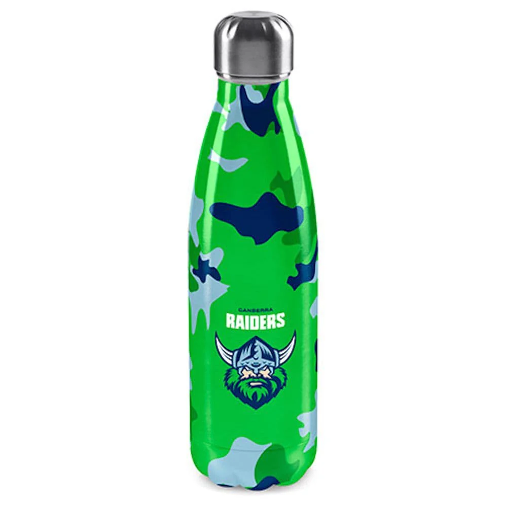 Canberra Raiders NRL 500ml Steel Wrap Drink Bottle