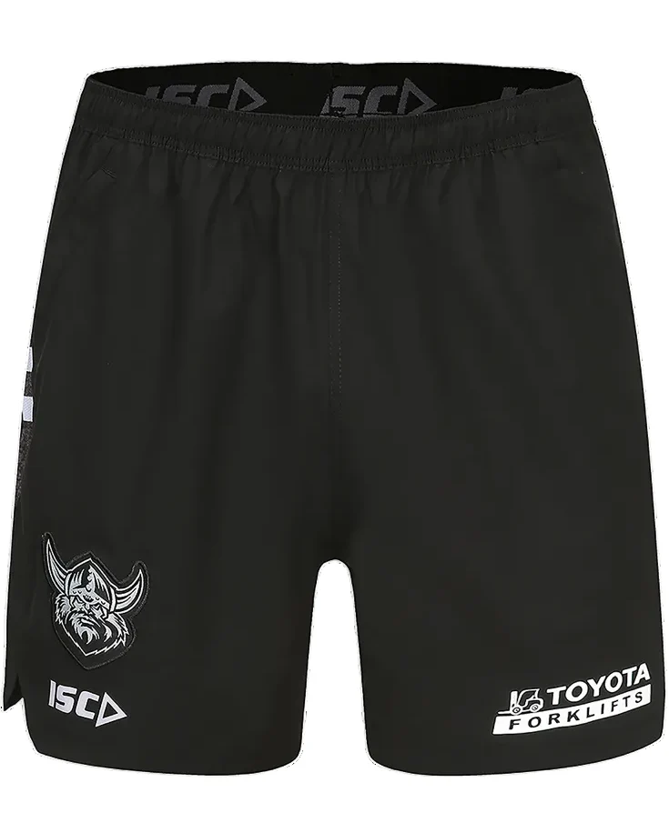Canberra Raiders NRL Black Training Shorts - size small