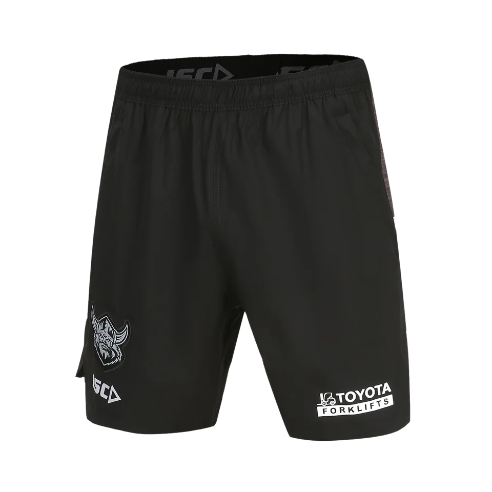 Canberra Raiders NRL Black Training Shorts - size small - Image 3