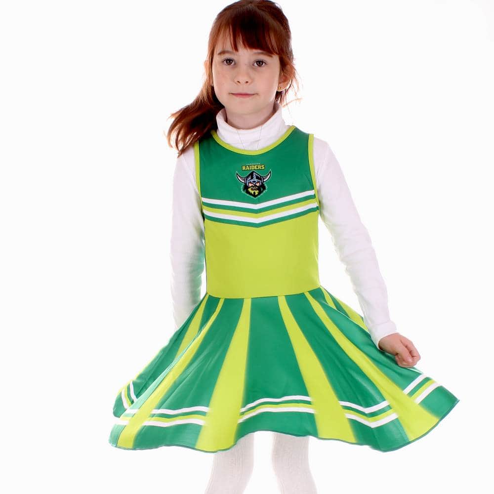 Canberra Raiders NRL Girls Cheerleader Dress - Image 3