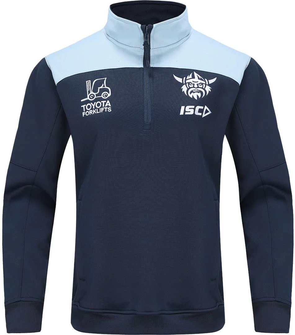 Canberra Raiders NRL Ladies 1/4 Zip Fleece Hoodie