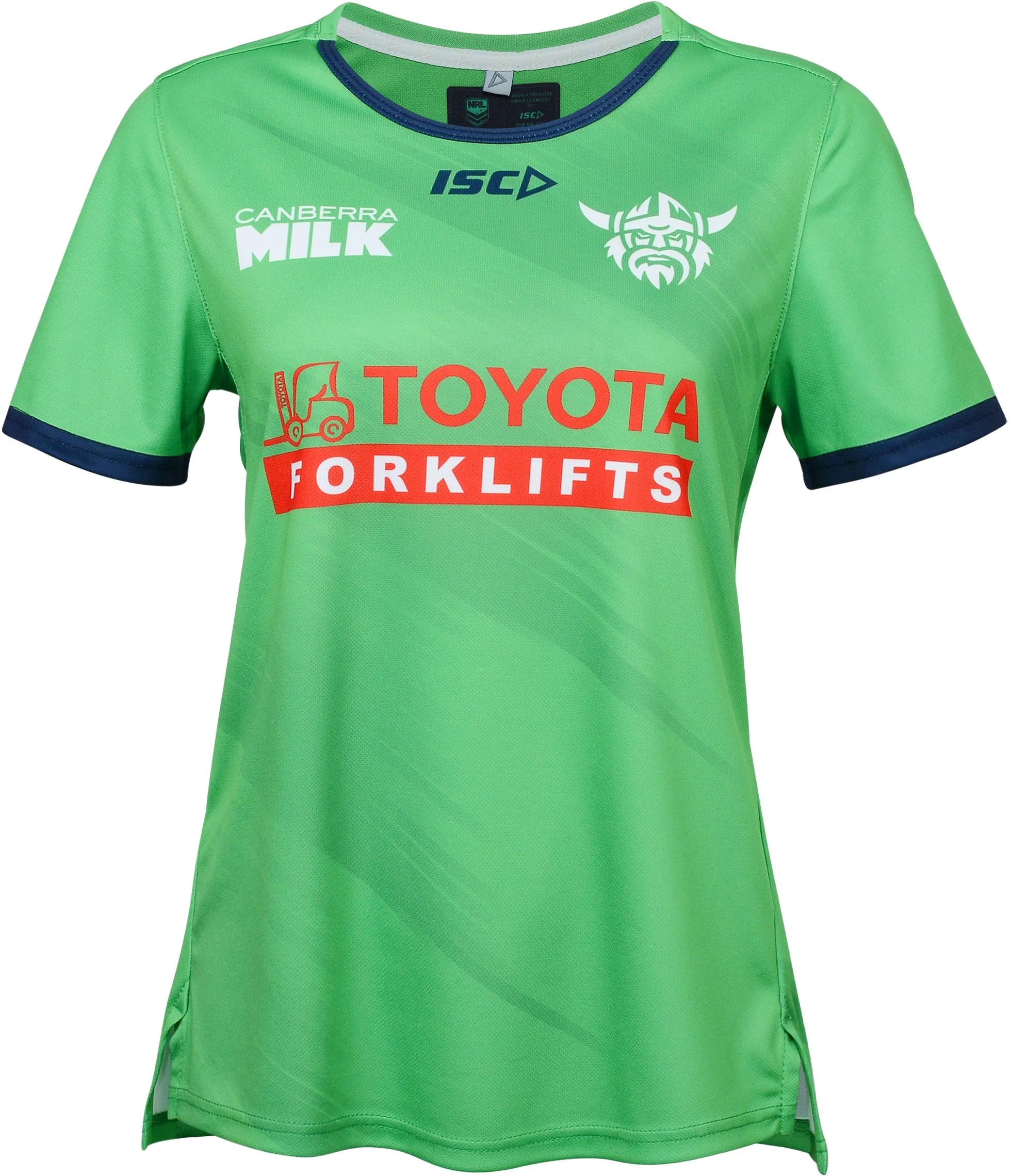 Canberra Raiders NRL Ladies Green Training Shirt