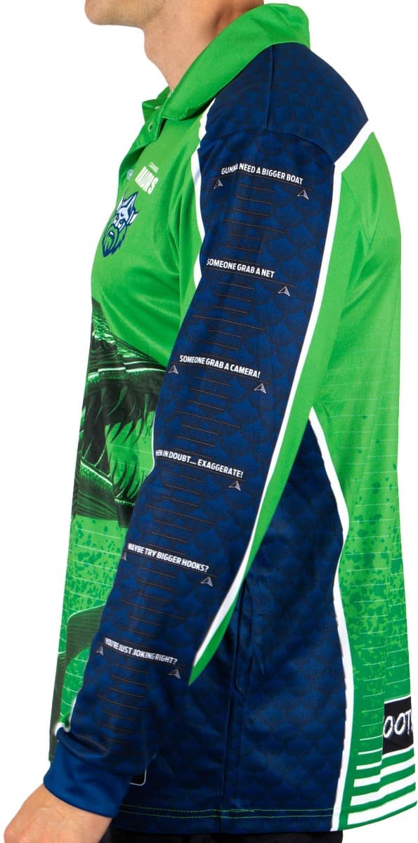 Canberra Raiders NRL Mens Barracuda Fishing Shirt - Image 2