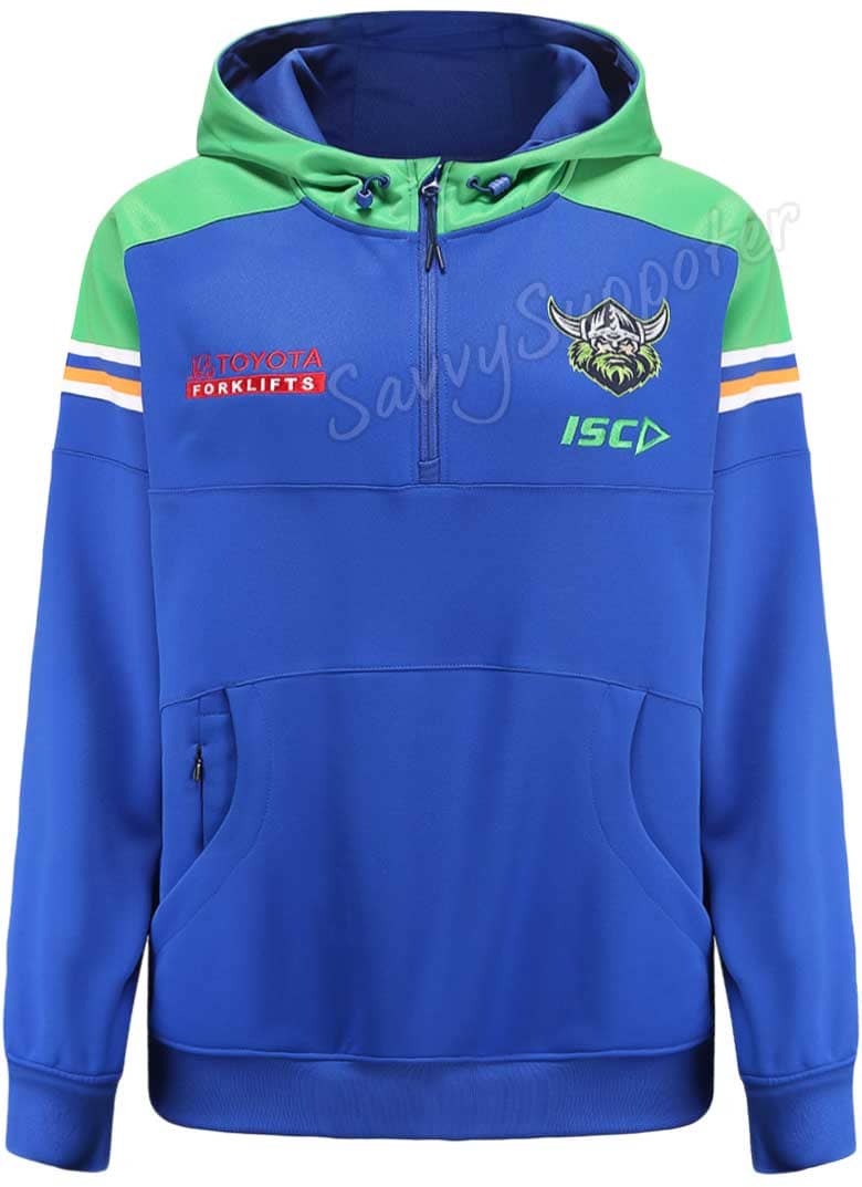 Canberra Raiders NRL Mens Royal Squad Hoody - Image 2