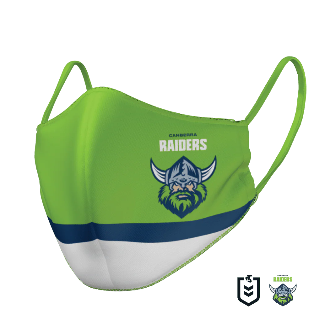 Canberra Raiders NRL Reversible Face Mask - Image 2