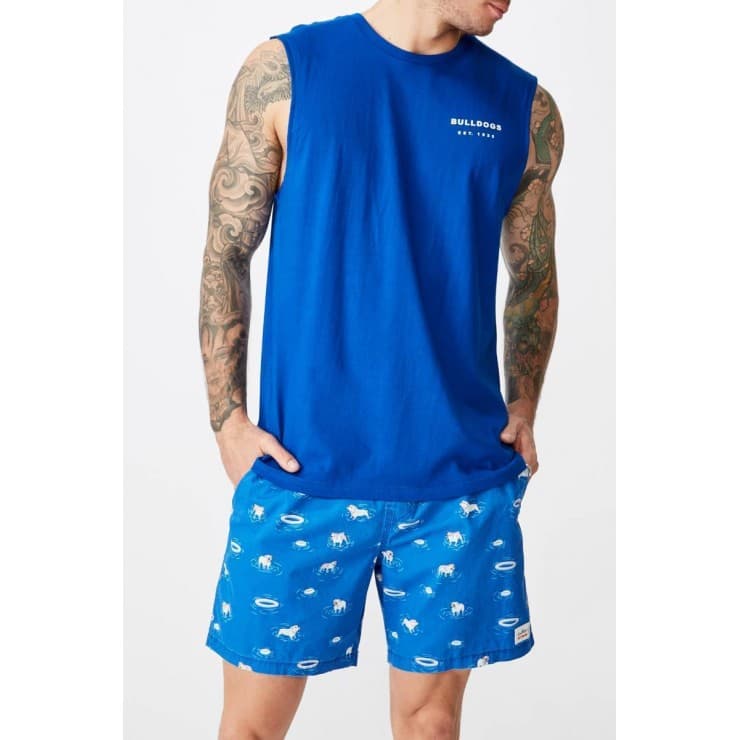 Canterbury Bulldogs NRL Mens Board Shorts - Image 3