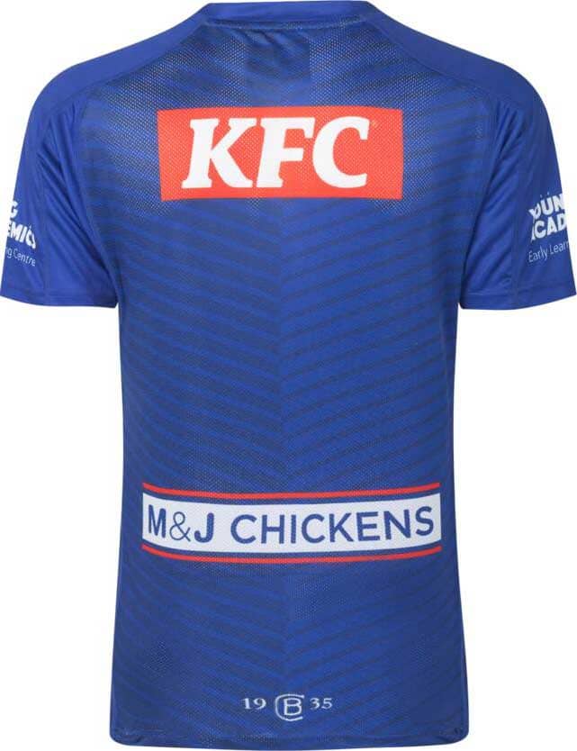 Canterbury Bulldogs NRL Mens Navy Training Shirt - Image 2
