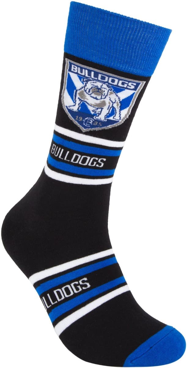 Canterbury Bulldogs NRL Organic Stripe Cotton Socks - Image 3