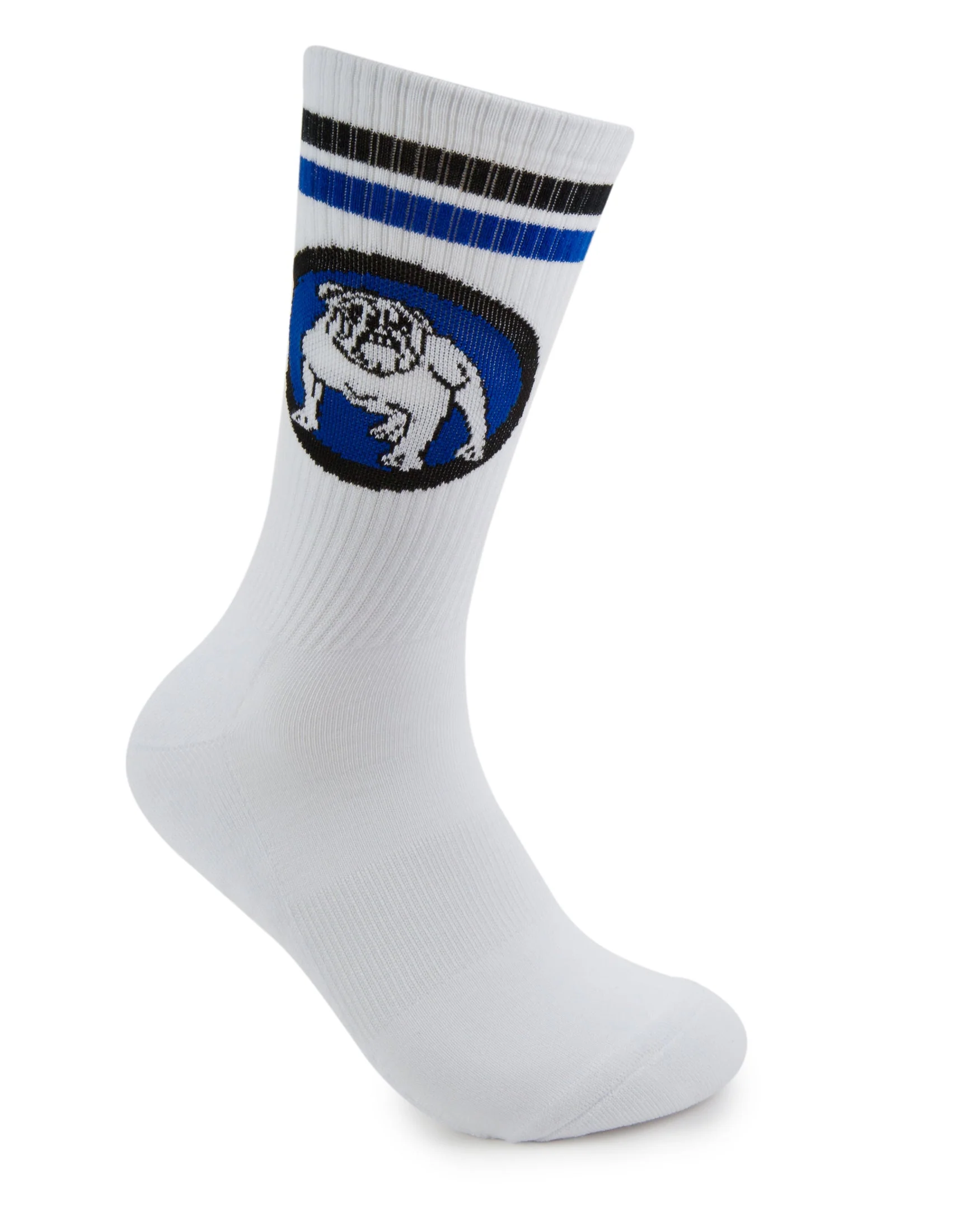 Canterbury Bulldogs 2026 NRL Mens 8-13 Retro Sneaker Sock 2 Pack - Image 3