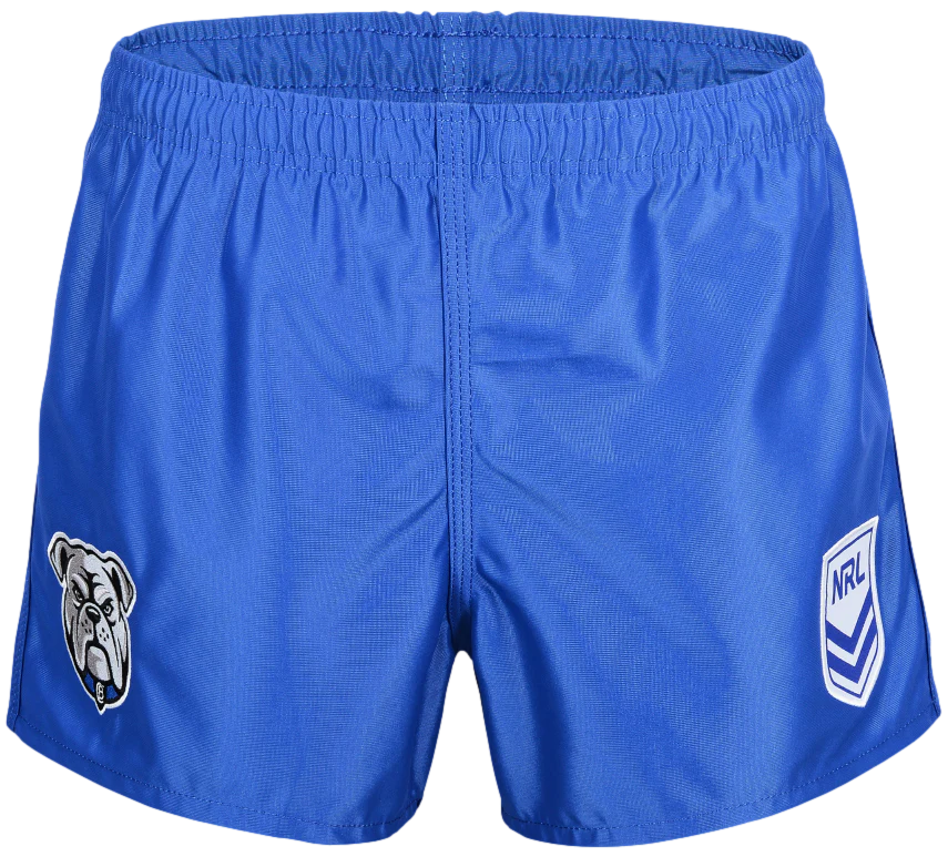 Canterbury Bulldogs 2026 NRL Mens Supporter Footy Shorts *new logo*