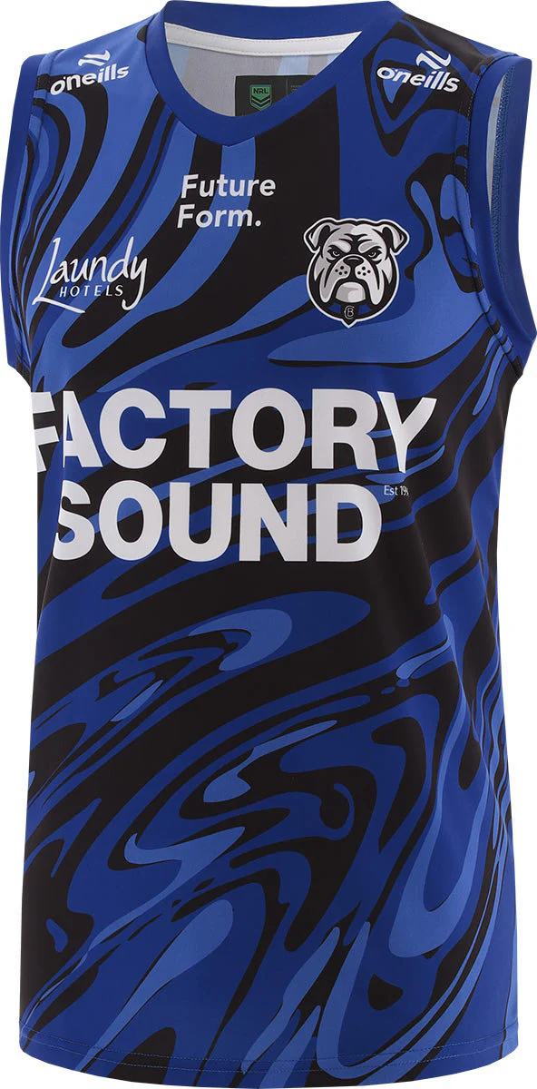 Canterbury Bulldogs 2026 NRL Mens Training Singlet