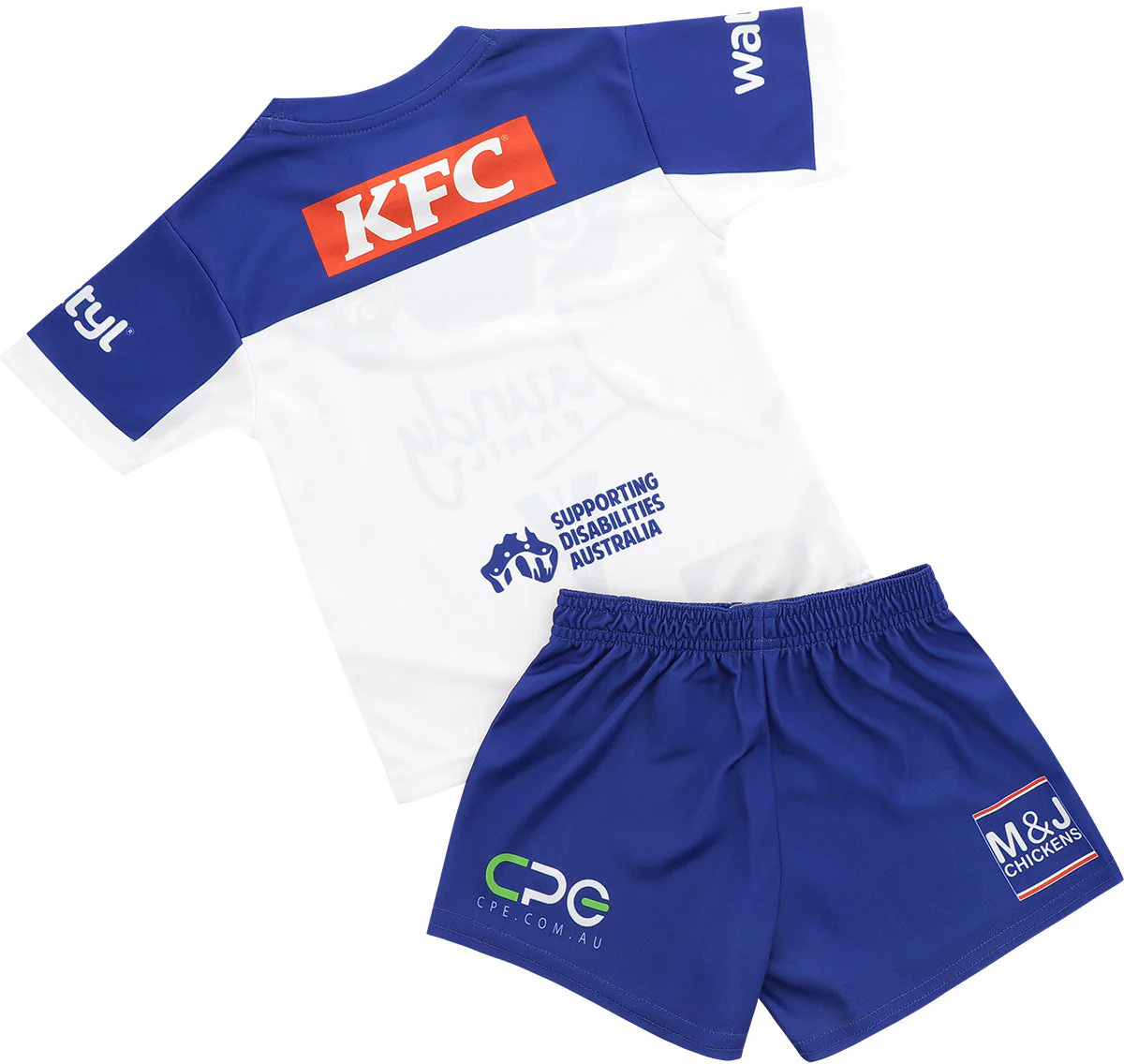 Canterbury Bulldogs 2026 NRL Toddler Home Jersey Set - Image 2