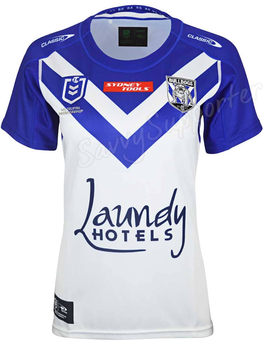 Canterbury Bulldogs Ladies NRL Home Jersey - Image 3