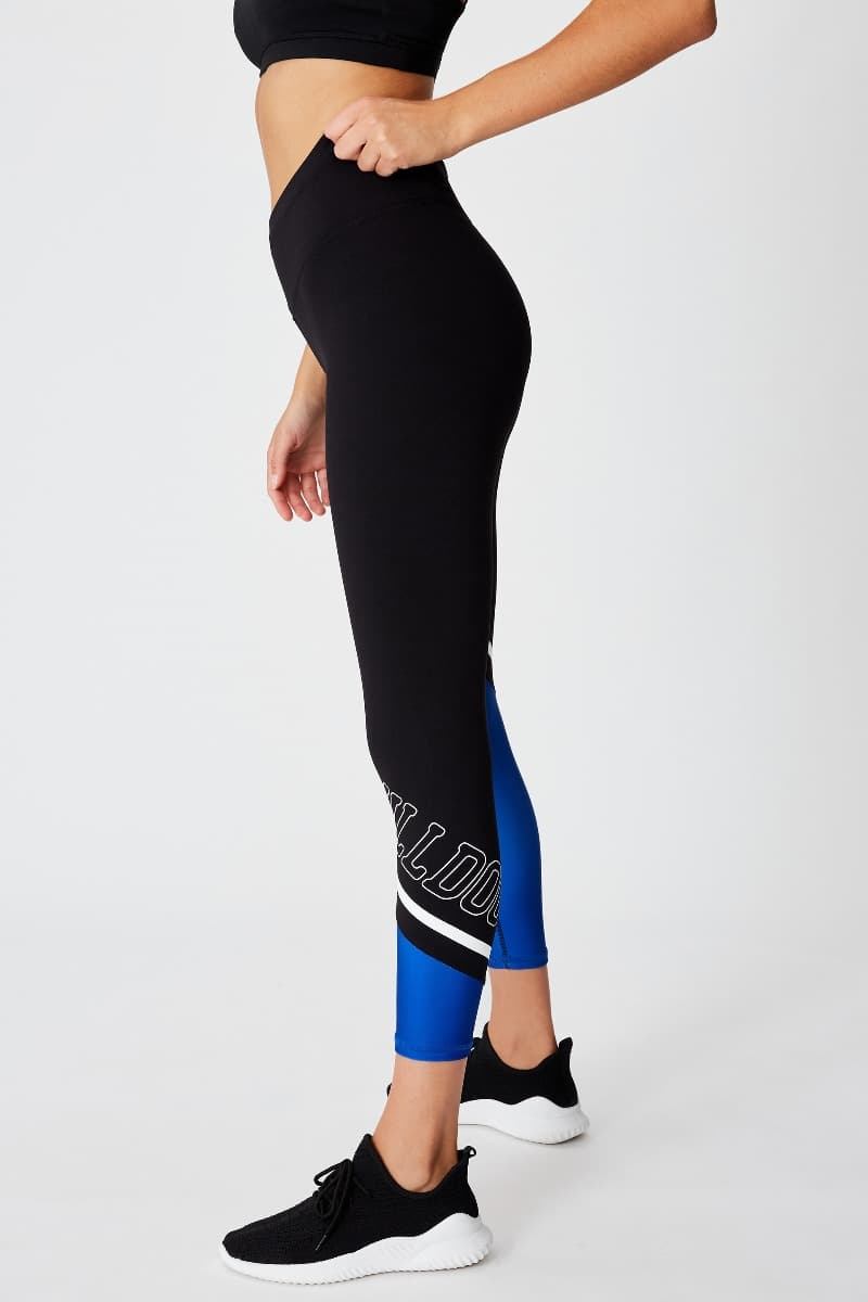 Canterbury Bulldogs NRL Ladies Contrast Tights - Image 4
