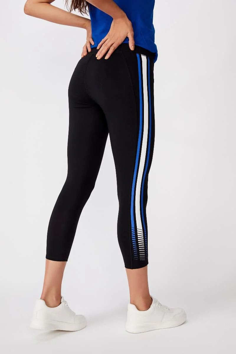 Canterbury Bulldogs NRL Ladies Stripe Tights - Image 3
