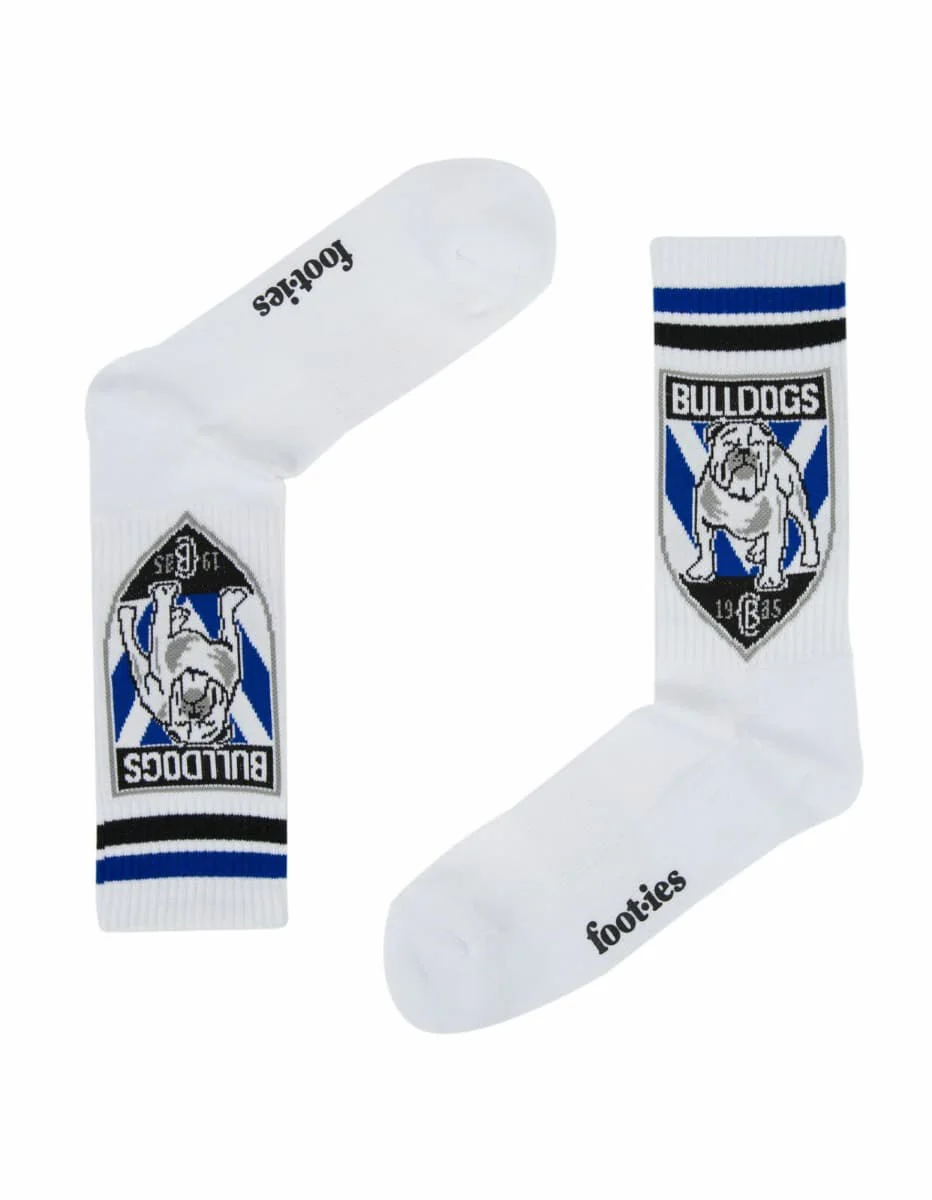 Canterbury Bulldogs NRL Logos Sneaker Socks 2 Pack - Image 4