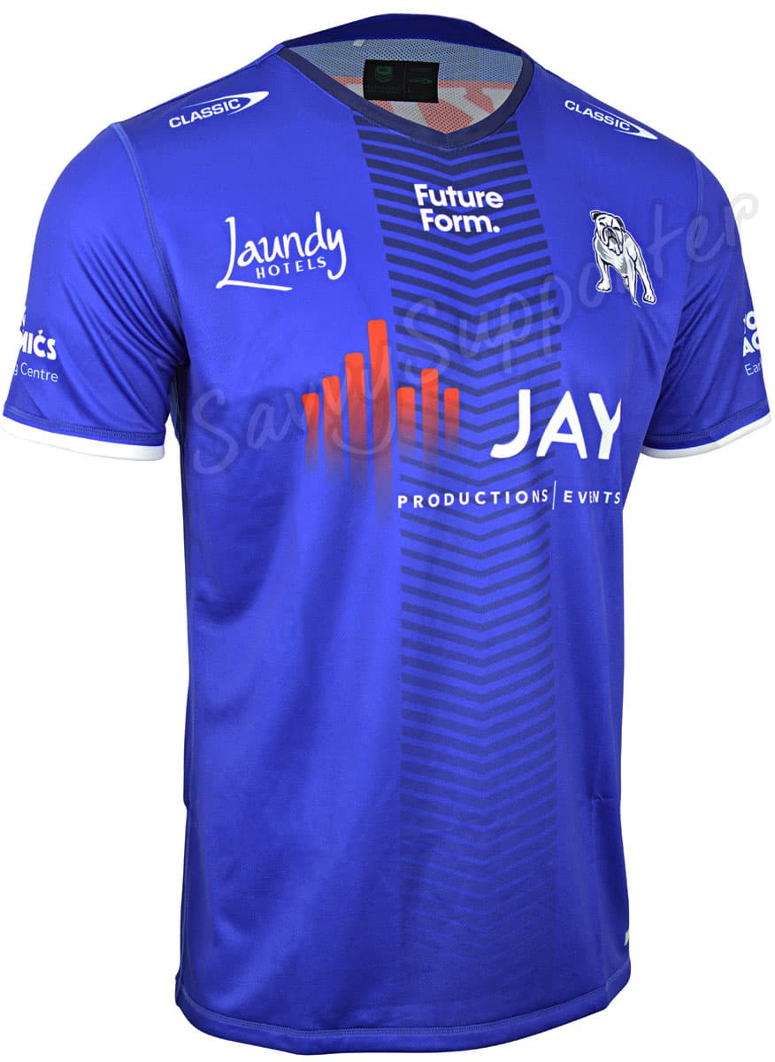 Canterbury Bulldogs NRL Mens Elite Training Shirt - Image 2