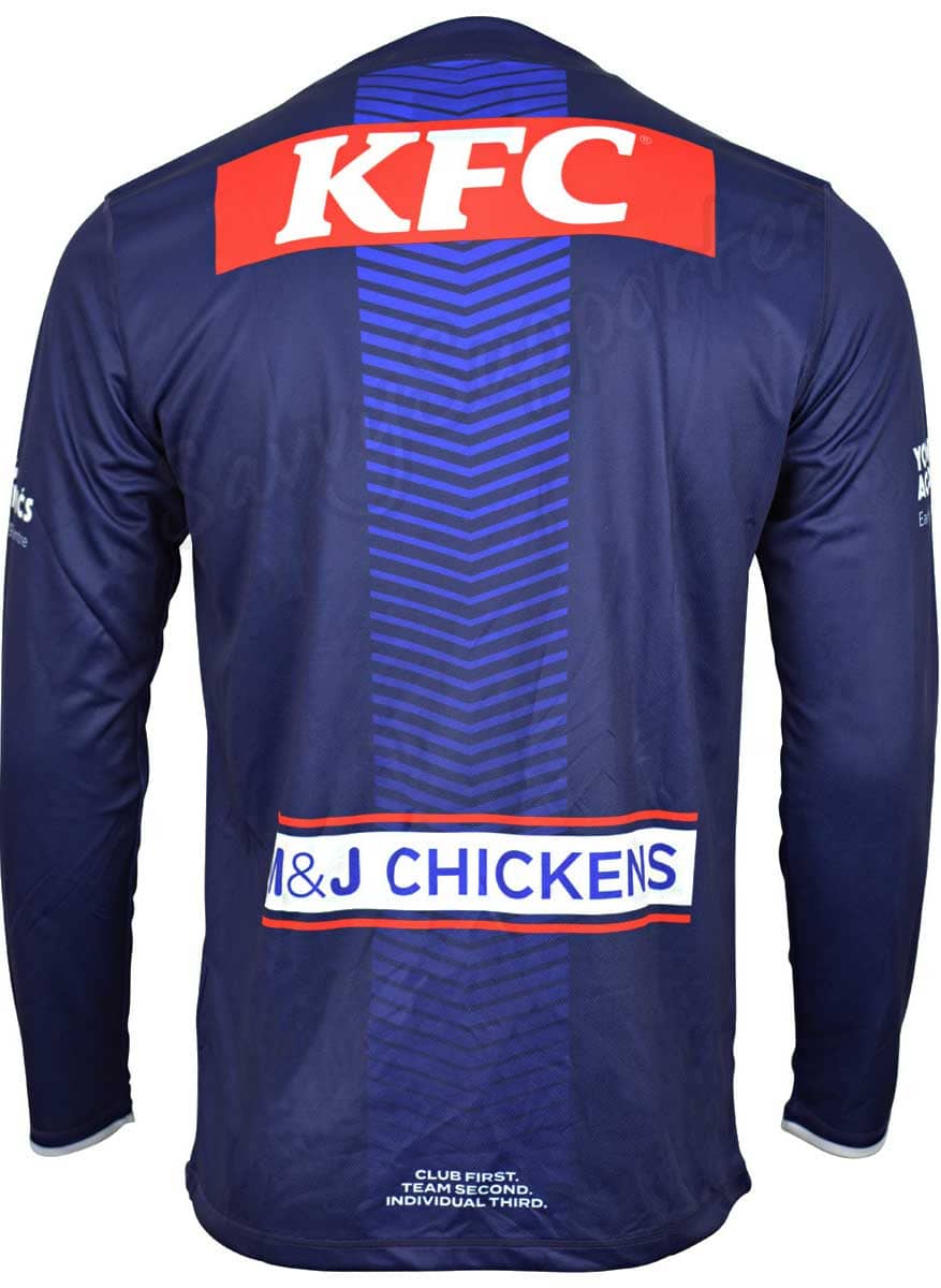 Canterbury Bulldogs NRL Mens Long Sleeve Coaches Training Shirt - Image 4
