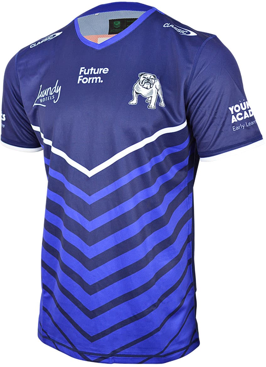 Canterbury Bulldogs NRL Mens Warm Up Tee Shirt