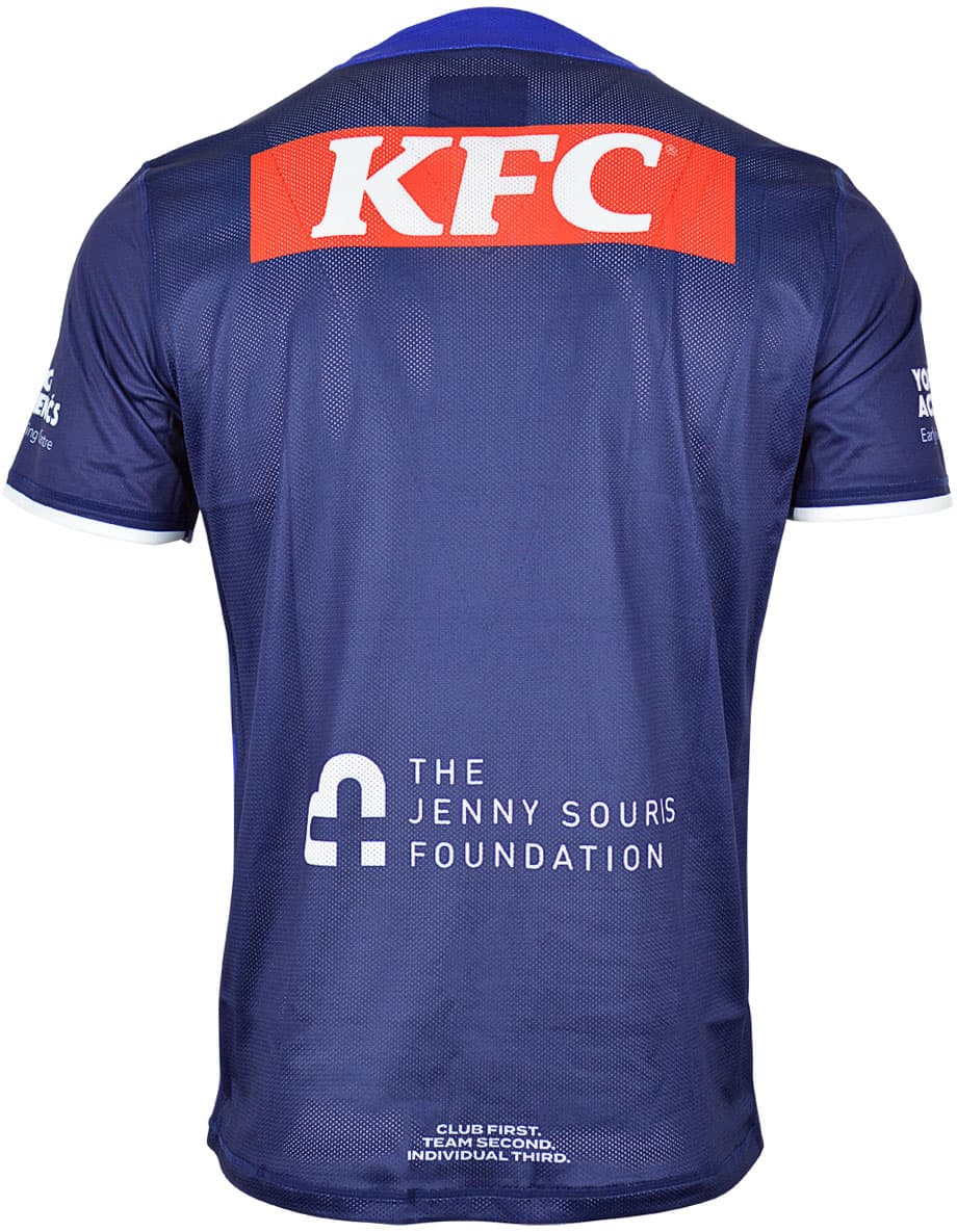 Canterbury Bulldogs NRL Mens Warm Up Tee Shirt - Image 4