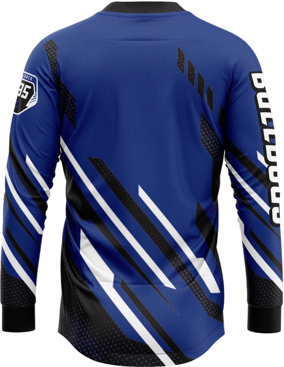 Canterbury Bulldogs NRL Mens Motor Cross MX Jersey - Image 2