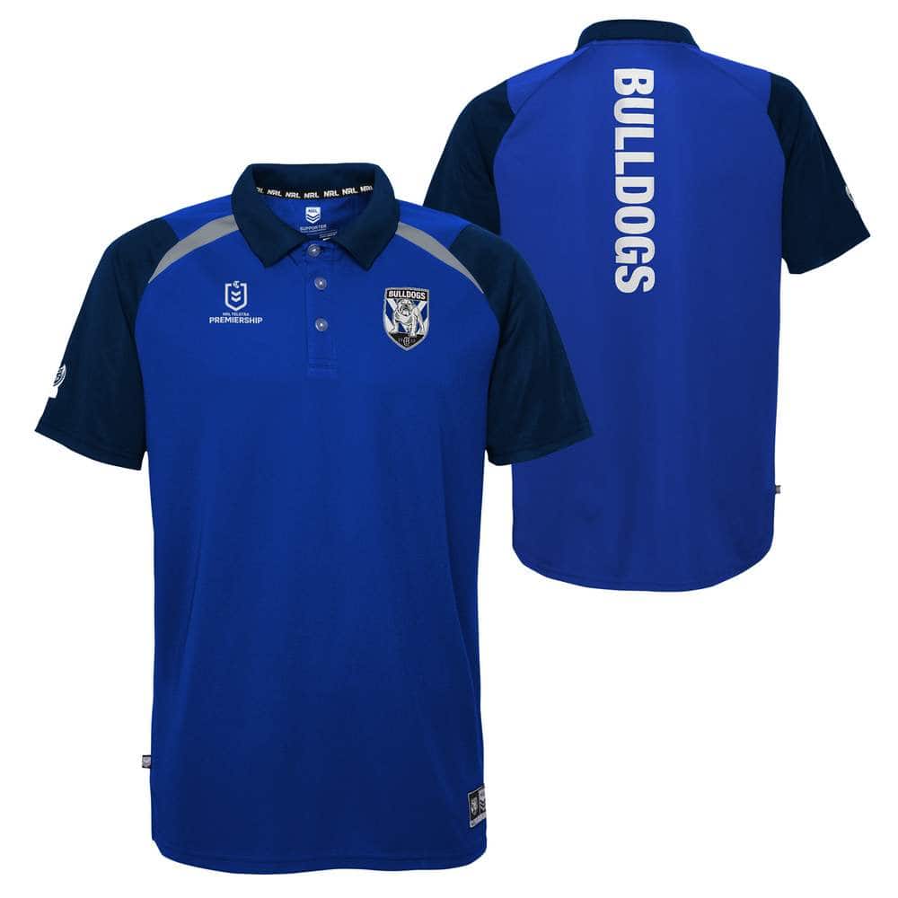 Canterbury Bulldogs NRL Mens Performance Polo Shirt - Image 3