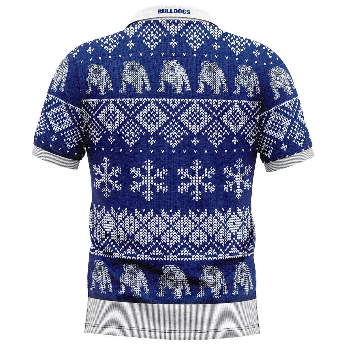 Canterbury Bulldogs NRL Xmas Polo Shirt - Image 2