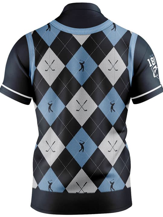 Carlton Blues AFL Fairway Golf Polo Shirt - Image 2