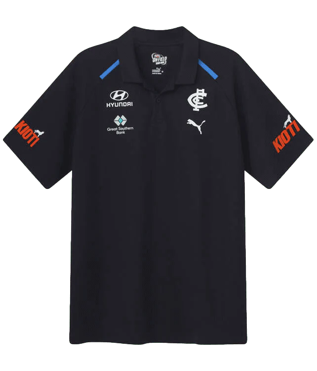 Carlton Blues 2024 AFL Mens Team Polo Shirt