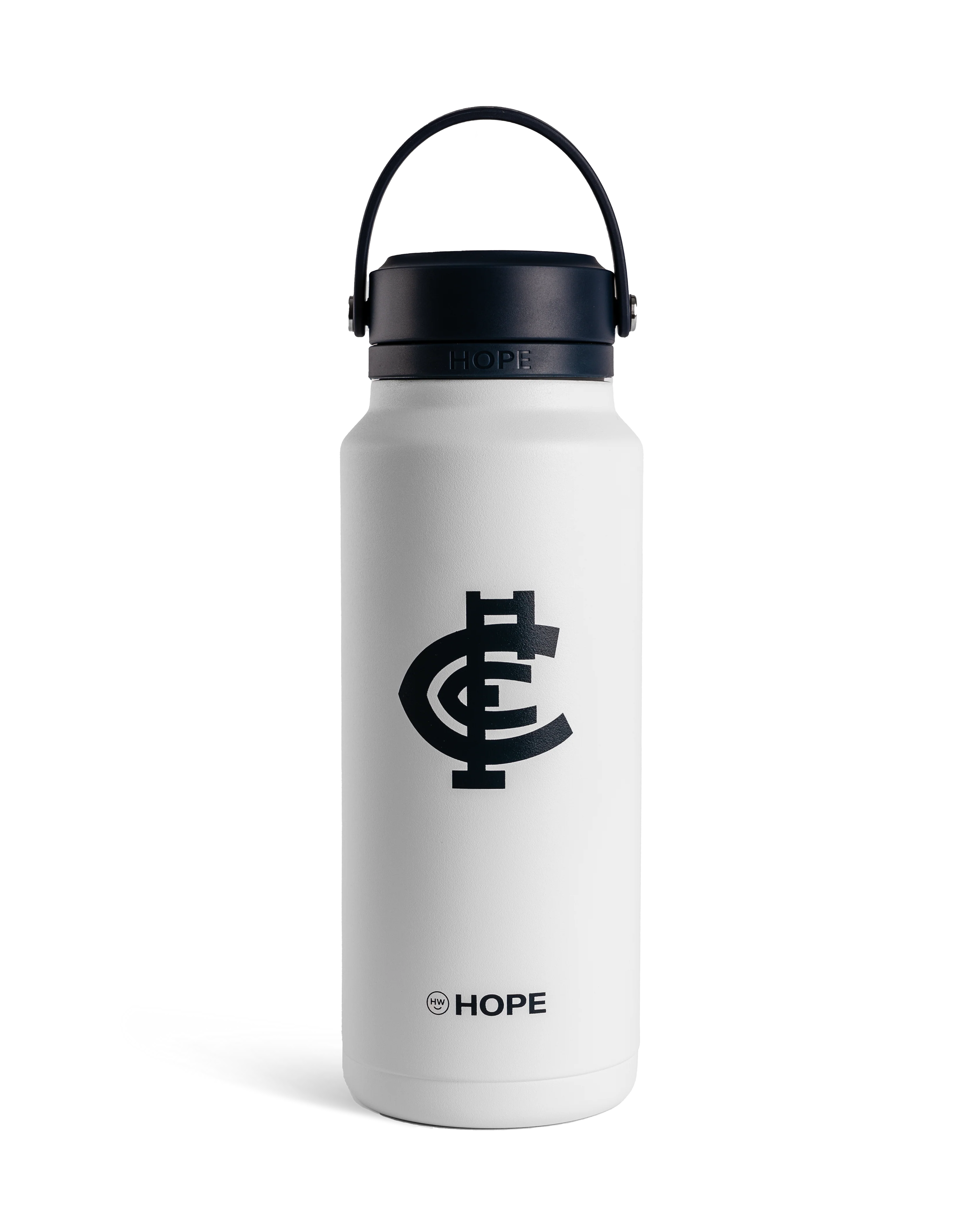 Carlton Blues 2026 AFL White 1 Litre Insulated Stainless Steel Drink Bottle - Image 2