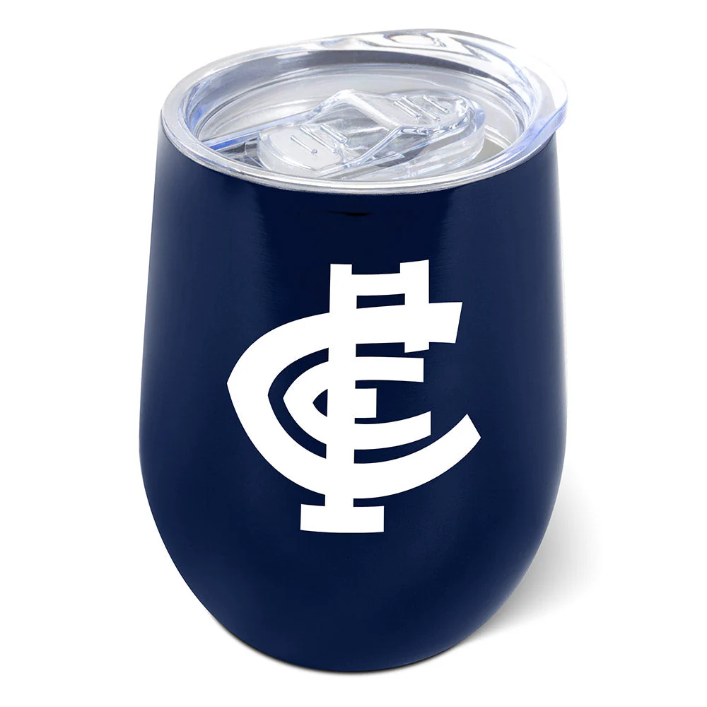 Carlton Blues AFL 400ml Stainless Steel Travel Tumbler