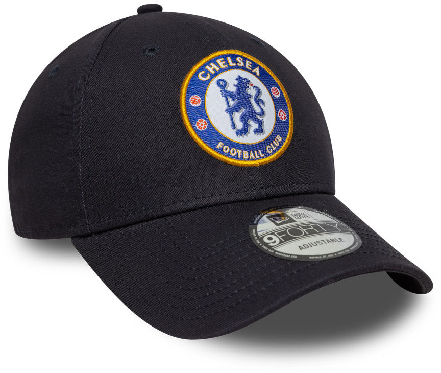 Chelsea FC 2026 EPL New Era 9FORTY Navy Cap - Image 3