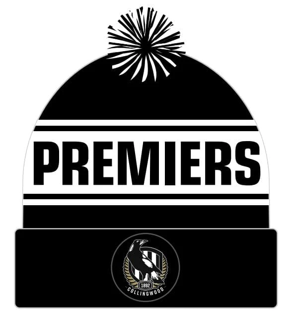 Collingwood Magpies 2023 AFL Premiers Beanie