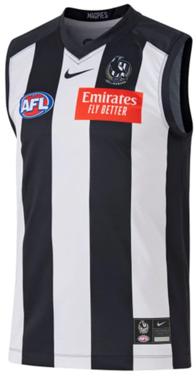 Collingwood Magpies 2025 AFL Mens Home Guernsey
