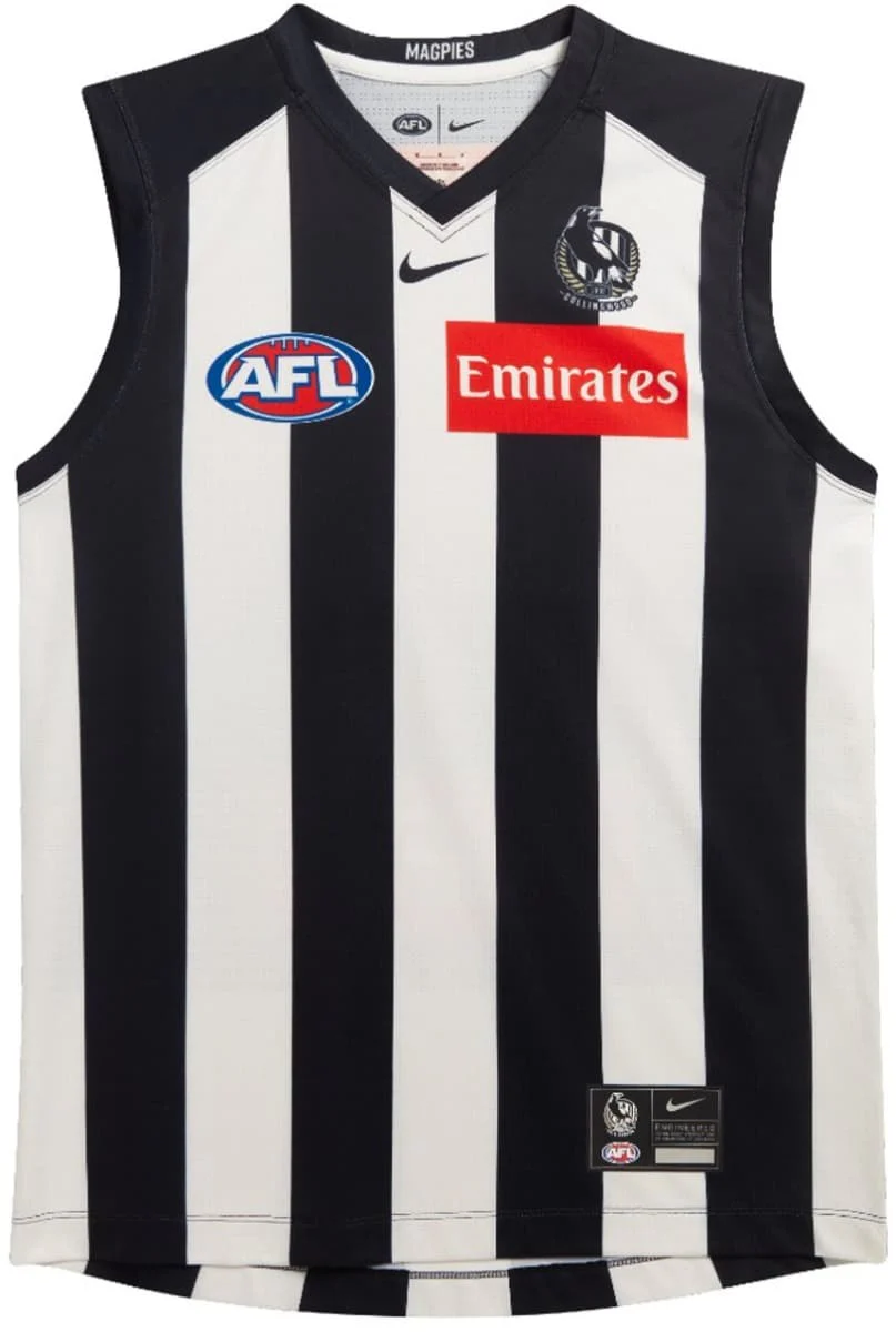 Collingwood Magpies 2025 AFL Mens Home Guernsey - Image 2